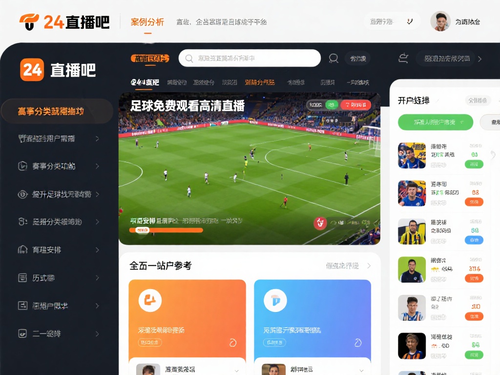 足球直播吧_足球免费观看高清直播_足球视频在线观看免费无插件-24... 案例分析:一家高口碑足球直播平台的成功秘